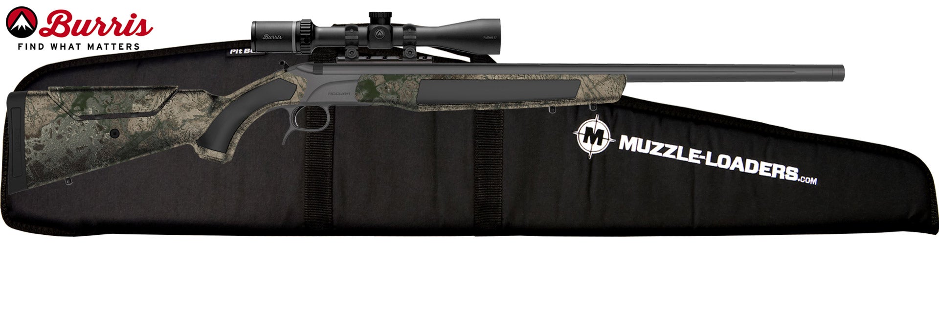 CVA™ Accura MR-X Burris™ Scope Package w/ Realtree™ Rockslide Camo - .50 Cal 26" Barrel Threaded - 1:28 Twist - PR3224BFC